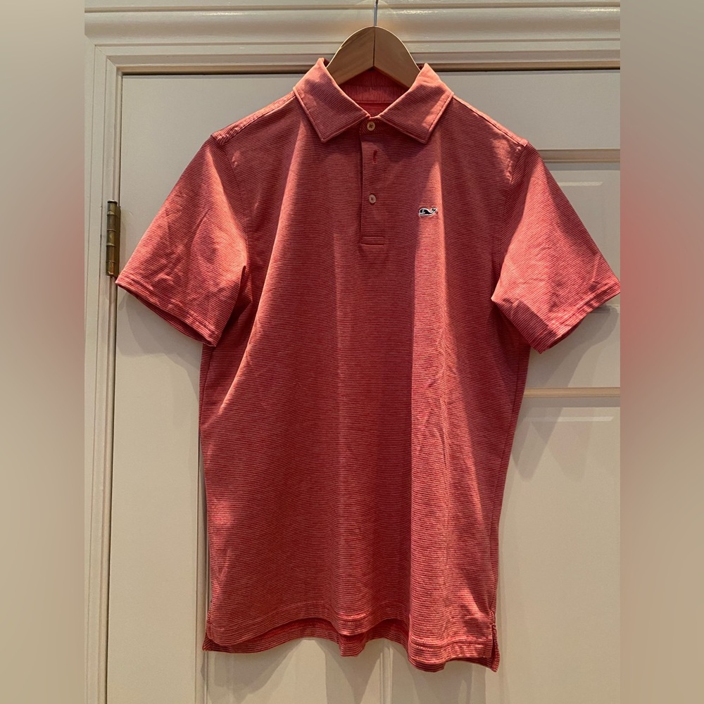 Vineyard Vines Boys' Striped Sankaty Polo Size XL (18)